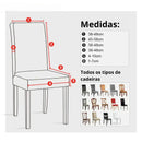 Capa Para Cadeira de Jantar Luxo