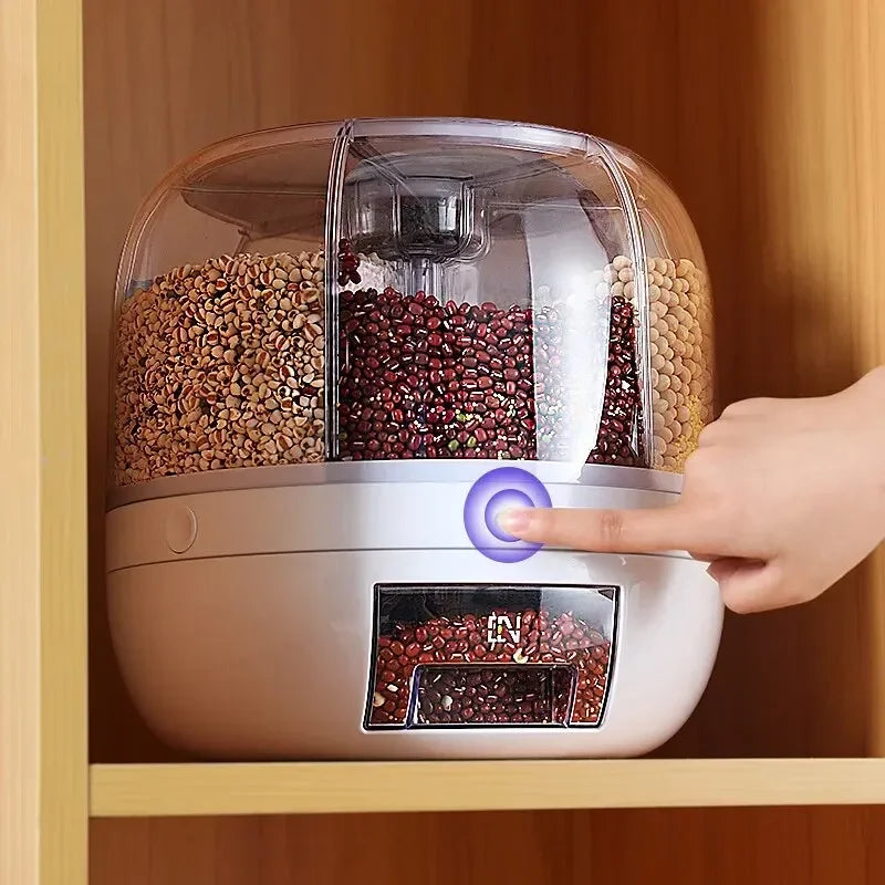 Dispenser Giratório Automático para Alimentos
